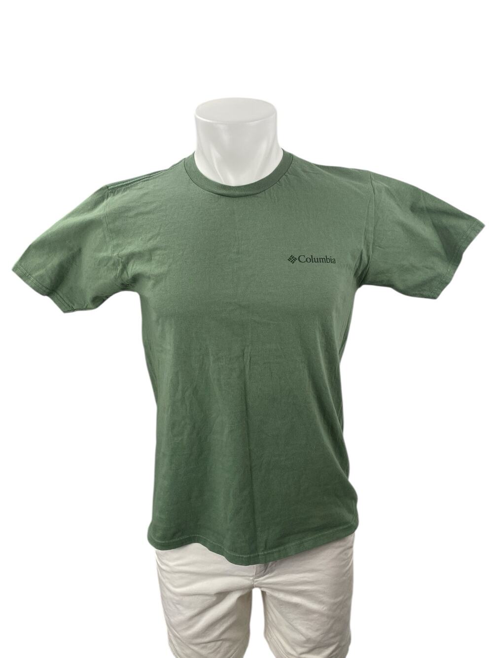 Columbia Men's Green Short Sleeve Graphic Print Outdoor T Shirt Tee Top Size M